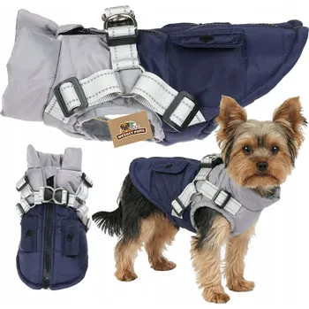 Obleček pro psa Zimní obleček pro psa se SEDÁKEM 2v1 teplá bunda malý střední pes S