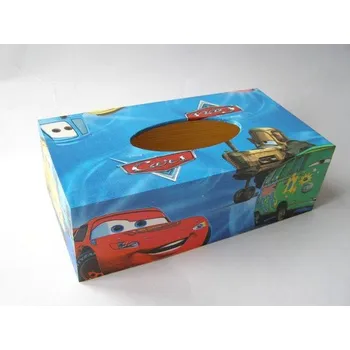Krabice na papírové kapesníky - Cars