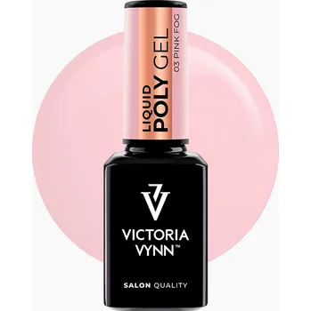 Lak na nehty Victoria Vynn LIQUID POLY GEL 03 Pink Fog 15 ml
