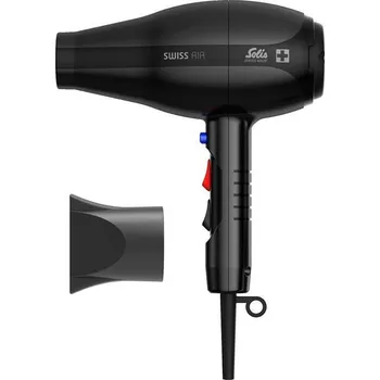 Fén Solis 969.61 Swiss Air 360 černý