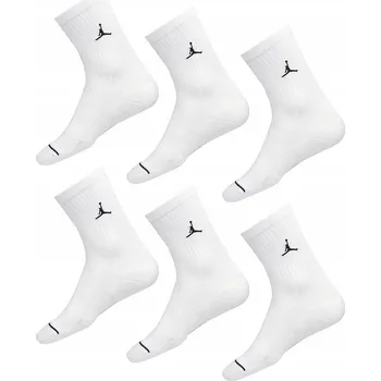 Pánské ponožky Jordan Ponožky Everyday Cushioned Crew Dri-Fit bílá velikost 38-42