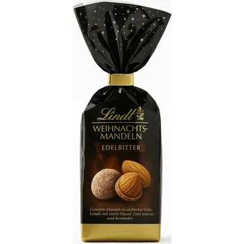 Sušená potravina Lindt Pražené mandle v hořké čokoládě 100g