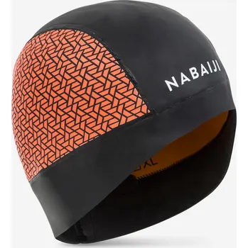 Plavecká čepice DECATHLON Plavecká neoprenová čepice OWS L ČERNÁ