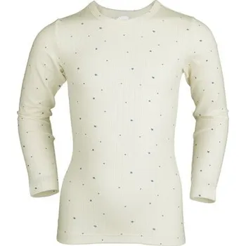 Pleas Dětské tričko s dlouhým rukávem přírodní bílá 116 (183757-102-116)