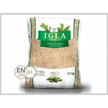 Tuhé palivo Dřevěné pelety Jehla 6 mm 975 kg ENplus A1