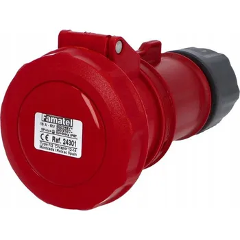 Elektrická zásuvka Hermetická přenosná zásuvka 16A/5p IP67