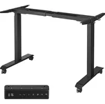 SONGMICS Nastavitelný rám stolu, (107.5-175)×60×(69-115)cm, černý Stojící stůl