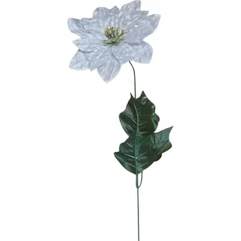 umělá květina UMĚLÁ BÍLÁ VĚTVIČKA HVĚZDY 45 cm