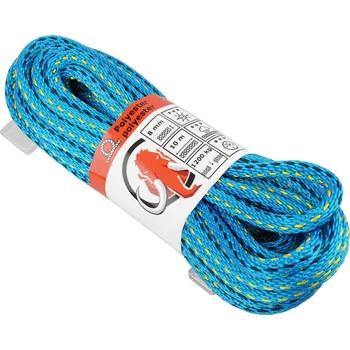 MAMUTEC Lano paraloc ø 8 mm / 10 m (1200kg) modrožlutočerné