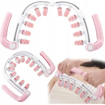 Masážní přístroj MASÁŽNÍ PŘÍSTROJ ROLLER 360° ZPEVŇUJÍCÍ NA STEHNA BŘICHO RAMENA ZÁDA 3 ÚROVNĚ