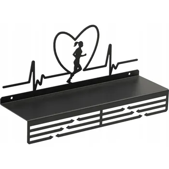 Věšák Věšák na medaile HEARTBEAT WOMEN s poličkou PULS