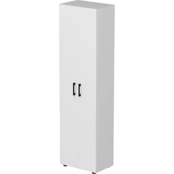 Šatní skříň Policová skříň FORLO, bílá + vyzvednutí ZDARMA