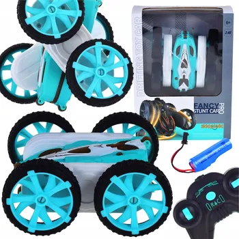 RC model auta AUTO KASKADÉRSKÉ AUTO NA DÁLKOVÉ OVLÁDÁNÍ RC S PILOTEM A OVLADAČEM - SADA HRAČKA