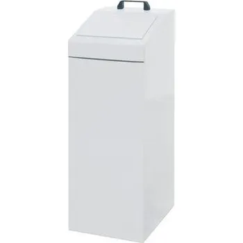 Odpadkový koš Kovový odpadkový koš na tříděný odpad, objem 100 l, šedý