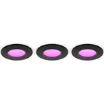 Philips Hue Slim downlight S (90mm), 3ks (929003712202) černé