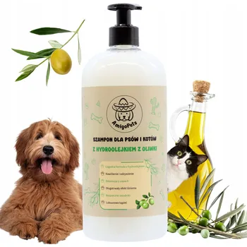 Kosmetika pro psa Šampon pro psy AmigoPets 1000 ml univerzální ekologický bez barviv