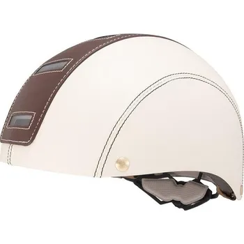 Cyklistická přilba HALO Přilba Halo s zadním světlem L BÍLÁ|KAŠTANOVÁ