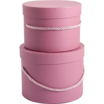 Úložný box Flower box - komplet 2 ks Starorůžová