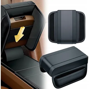 Loketní opěrka Měkký POLŠTÁŘ / NÁSTAVEC na loketní opěrku do auta - potah