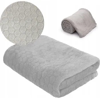 Prostěradlo Deka DOMAREX polyester 200 cm x 150 cm šedá