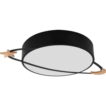 LAMPA STROPNÍ SVÍTIDLO MOON ČERNÁ STROPNÍ LOFTOVÝ LUSTR