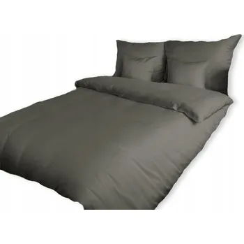 Povlečení Pościel bavlněný satén 140x200 jednobarevné světle šedé