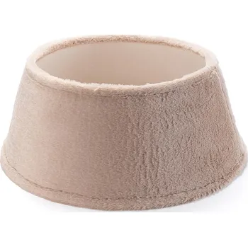 Vánoční dekorace decoDoma 21020 plyšový límec na vánoční stromek 55 cm béžový