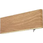 GLOBO Siegfried, 23 cm, LED, 8W (41751W-8) imitace dřeva