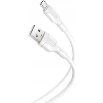 Datový kabel Kabel XO USB - microUSB typ B, 1 m, bílý