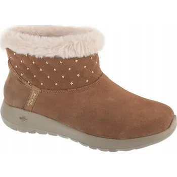 Dámské tenisky Dámské zimní boty Skechers Slip-Ins: On-The-Go Joy - Cozy Shimmer vel.39