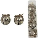 Rolničky kovové, 4ks K0640 - dia 7,5 x 6,5 cm