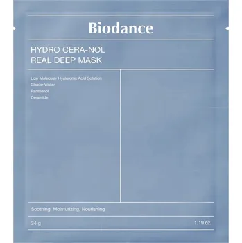 Pleťová maska Biodance Hydro Cera-Nol Real Deep Mask Hydratační kolagenová maska 1 ks
