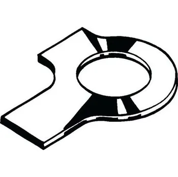 Dílna Podložka s dlouhým jazýčkem a křidélkem DIN 463 Nerezocel A4 M24