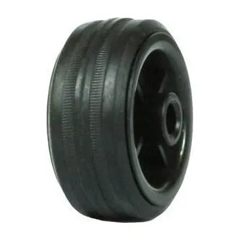 Gumové pojezdové kolo, průměr 80 mm, kluzné ložisko