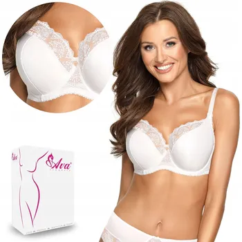 Podprsenka Ava podprsenka polovyztužená bílá velikost 80K
