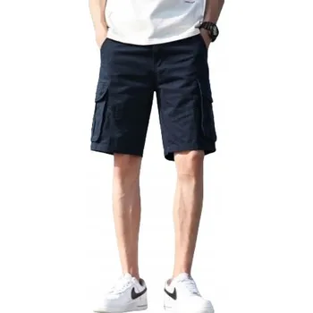 Pánské kraťasy Bomevarica elegantní pánské kraťasy ke kolenům, stylové letní bavlněné šortky, velikost L