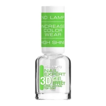 Lak na nehty Miss Sporty Péče o nehty 3D Gel Top Coat