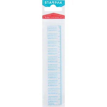 pravítka Starpak pravítko 15 cm s tabulkou násobilky