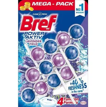 WC čistič BREF WC power activ gel 3x50gr