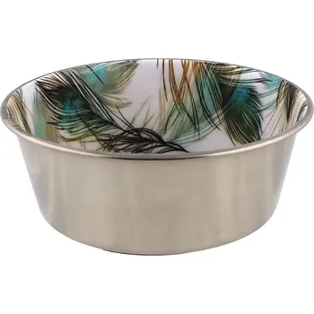 Nerezová miska DOG FANTASY vzorovaný vnitřek (1000ml) 16cm