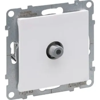 Elektrická zásuvka Anténní zásuvka nástěnná Legrand bílá