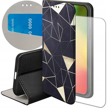 Pouzdro na mobilní telefon Flipové pouzdro Hello Case pro Apple iPhone 15 Plus zlaté