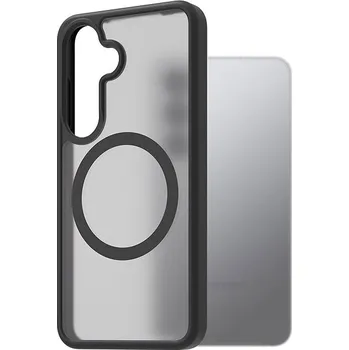 Pouzdro na mobilní telefon AlzaGuard Matte Case Compatible with Magsafe pro Samsung Galaxy S25 černý
