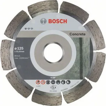 Bosch - Diamantový řezný kotouč Standard for Concrete 125 x 22,23 x 1,6 x 10 mm, 10ks