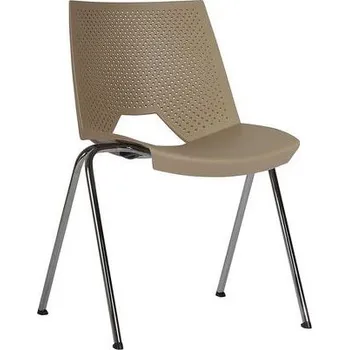 Nábytek Plastová jídelní židle Strike, béžová
