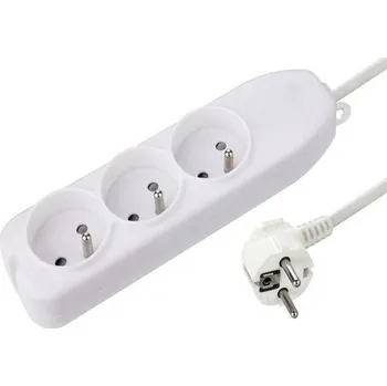 Prodlužovací kabel Prodlužovací kabel Manutan Expert, 3 zásuvky, 1,35 m