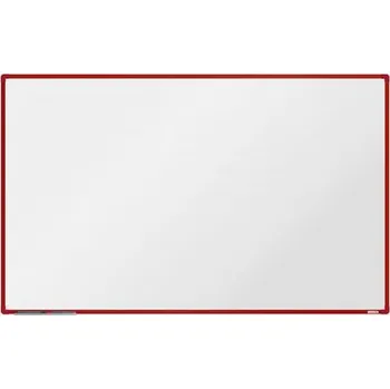 Kancelář Keramická tabule boardOK, 200 x 120 cm, červená