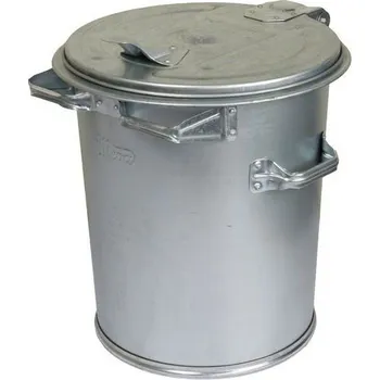 Popelnice Kovová venkovní popelnice, objem 70 l