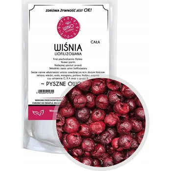 Sušená potravina Višeň celé lyofilizované, lahodné ovoce - 50g