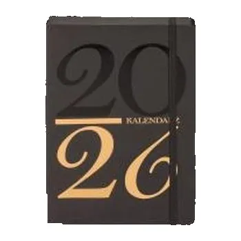 Diář Kalendarz 2026 Kraft A5 dzienny czarny